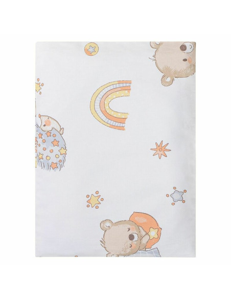 BN-50108,Set lenjerie 5 piese, Bubaba, Pentru patut 90x50 cm, Cu pernuta, paturica, husa pentru paturica, fata de perna, cearcea