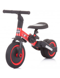 Tricicleta si bicicleta Chipolino Smarty 2 in 1 red,TRKSM0201RE 2
