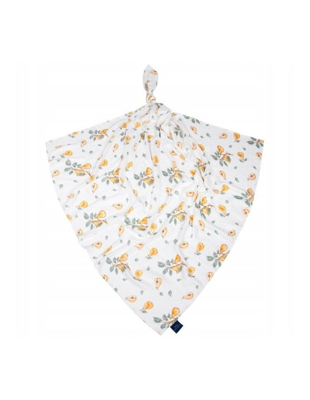 BN-BL211,Scutec din bambus, Bocioland, Pears, Material certificat Oeko Tex Standard 100, Dimensiune mare, 75x75 cm, Multicolor