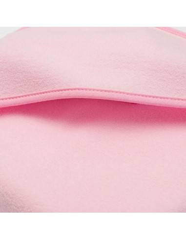 BN-56243,Set prosop cu gluga si manusa baie, New Baby, Dimensiune 80 x 80 cm, Basic, Pink