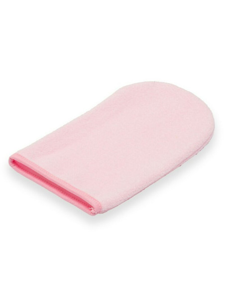BN-56249,Set prosop cu gluga si manusa baie, New Baby, Dimensiune mare 100 x 100 cm, Basic, Pink