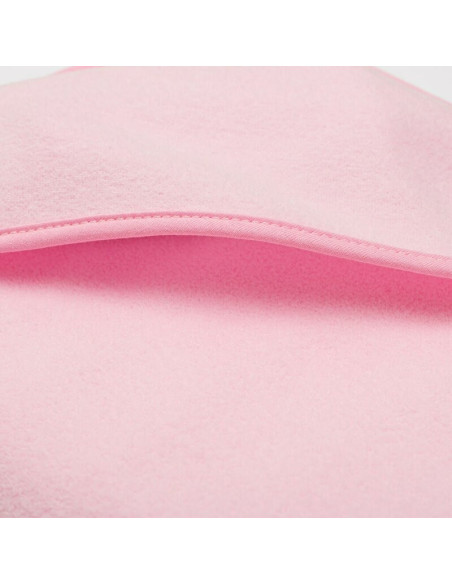 BN-56249,Set prosop cu gluga si manusa baie, New Baby, Dimensiune mare 100 x 100 cm, Basic, Pink