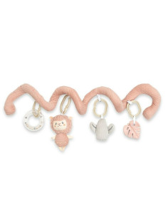 BN-53899,Jucarie interactiva, New Baby, Spirala, Lama, Pentru atasare la patut sau carucior, Dezvolta abilitatile motorii, Inclu 2