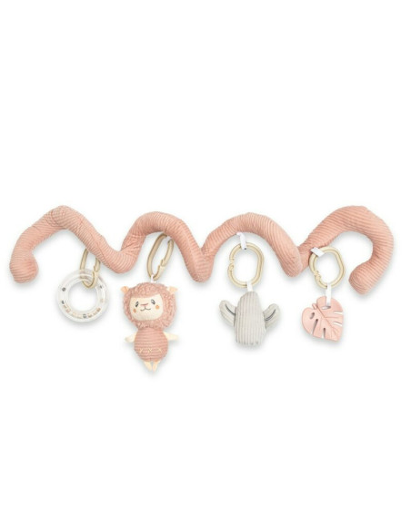 BN-53899,Jucarie interactiva, New Baby, Spirala, Lama, Pentru atasare la patut sau carucior, Dezvolta abilitatile motorii, Inclu