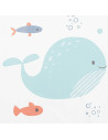 BN-56162,Saltea de infasat bebe, New Baby, Dimensiune 49x70 cm, Fara substante nocive, 0 luni+, Ocean