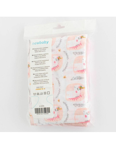 BN-56180,Set 3 scutece, New Baby, Multifunctionale, Din bumbac 100%, Material certificate Oeko Tex Standard 10070x80 cm, Multico BN-56180,Set 3 scutece, New Baby, Multifunctionale, Din bumbac 100%, Material certificate Oeko Tex Standard 10070x80 cm, Multico