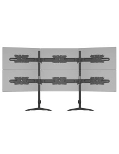 SUPMON-MB-1312+1329,Suport pentru 6 monitoare /LCD de birou Multibrackets,24"-32", negru