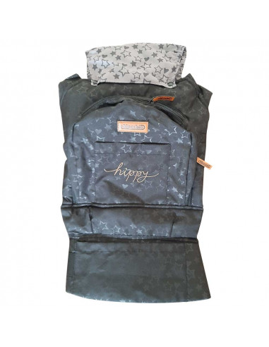 Marsupiu Chipolino Hippy grey stars,KENH0201GS