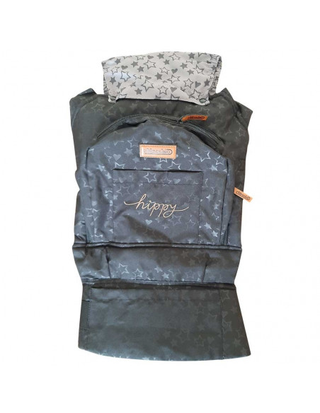 Marsupiu Chipolino Hippy grey stars,KENH0201GS