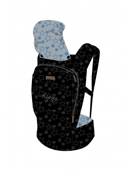 Marsupiu Chipolino Hippy blue stars,KENH0203BS