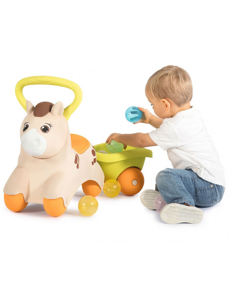 Masinuta de impins Smoby Baby Pony,S7600721500 Masinuta de impins Smoby Baby Pony,S7600721500