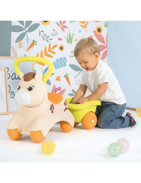 Masinuta de impins Smoby Baby Pony,S7600721500 Masinuta de impins Smoby Baby Pony,S7600721500