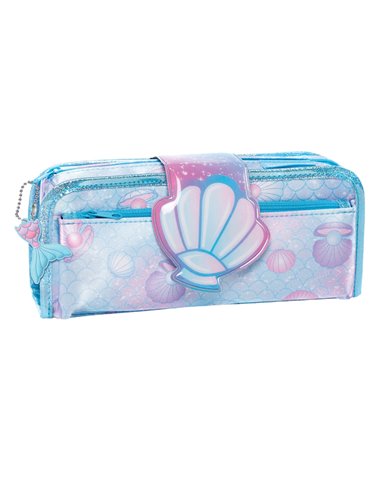 Penar etui FUN TIME 2 in 1 Tiger Family, Motiv glitzy mermaid