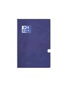 Caiet OXFORD A5, 48 file, 90g/mp Dictando, Motiv campus, Bleu