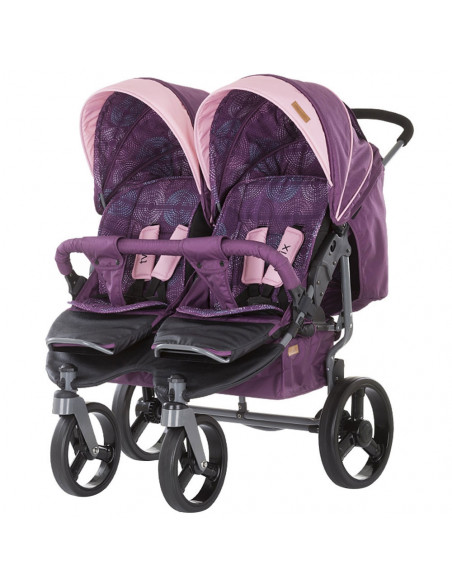 Carucior gemeni Chipolino Twix amethyst,KBTX01903AM