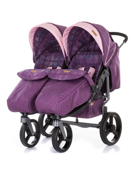 Carucior gemeni Chipolino Twix amethyst,KBTX01903AM