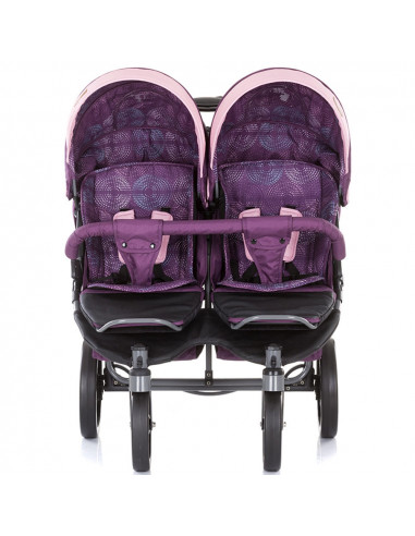 Carucior gemeni Chipolino Twix amethyst,KBTX01903AM