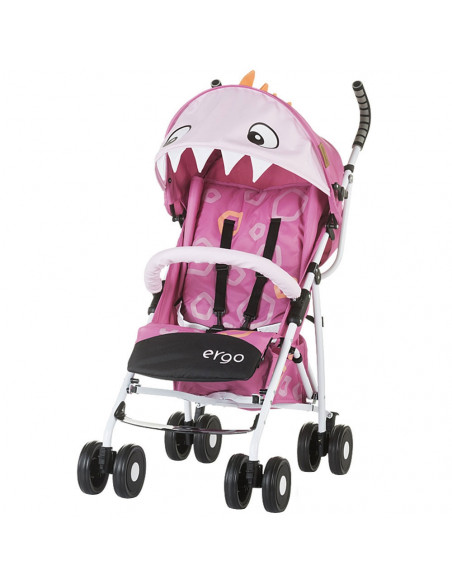 Carucior sport Chipolino Ergo pink baby dragon,LKEG01903PD