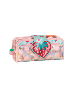 FTFR-PC04A,Penar etui FUN TIME 2 in 1 Tiger Family, Motiv strawberry love