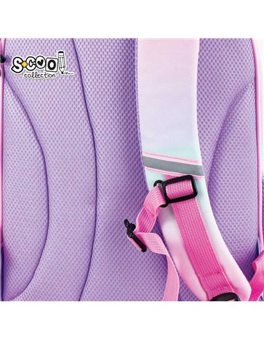 Ghiozdan scoala ergonomic S-COOL SC2648, Motiv unicorn Ghiozdan scoala ergonomic S-COOL SC2648, Motiv unicorn