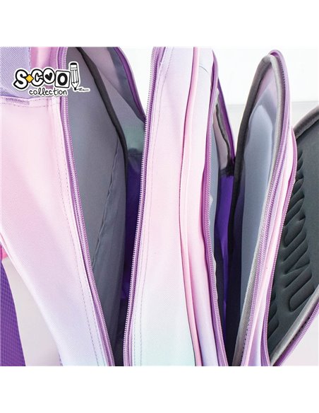 Ghiozdan scoala ergonomic S-COOL SC2648, Motiv unicorn Ghiozdan scoala ergonomic S-COOL SC2648, Motiv unicorn