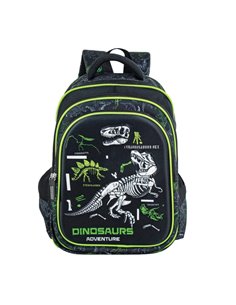 Ghiozdan scoala ergonomic 3D S-COOL SC2652, Motiv dinosaurs