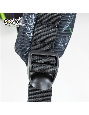 Ghiozdan scoala ergonomic 3D S-COOL SC2652, Motiv dinosaurs