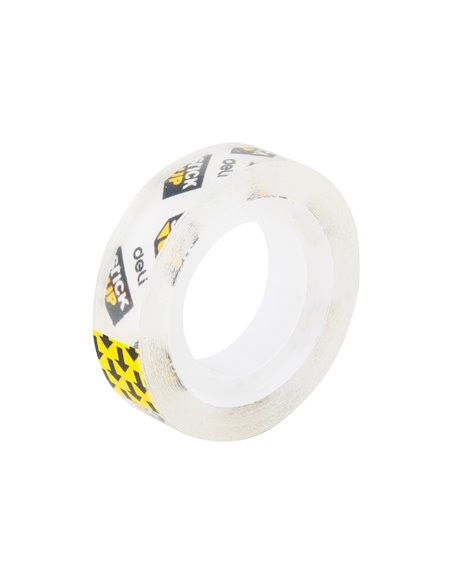 Banda adeziva transparenta Deli DLE30014, 12 mm x 18 m