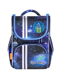 Ghiozdan scoala Tiger family nature quest pro, Motiv super galaxy 2