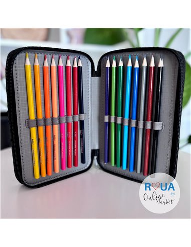 Penar echipat S-COOL YL117, 3 fermoare, 38 piese, Football