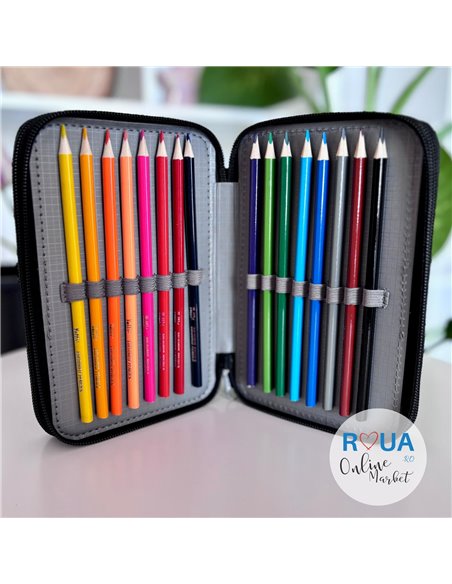Penar echipat S-COOL YL117, 3 fermoare, 38 piese, Football