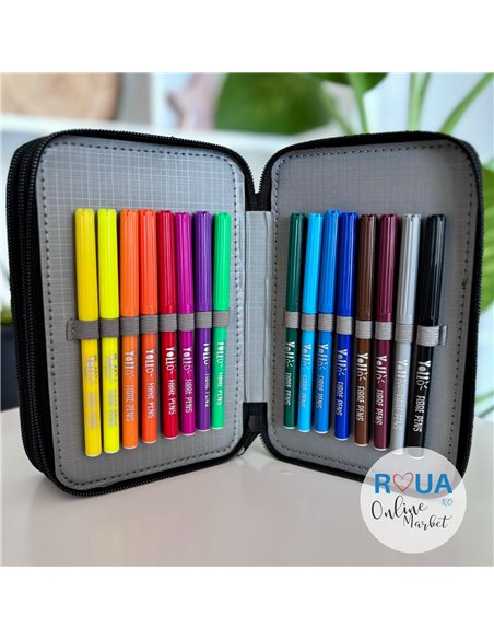 Penar echipat S-COOL YL117, 3 fermoare, 38 piese, Football