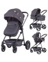 Carucior Chipolino Noah 3 in 1 grey denim,ST-KKNH02001GD