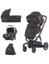 Carucior Chipolino Electra 3 in 1 gold cu cadru