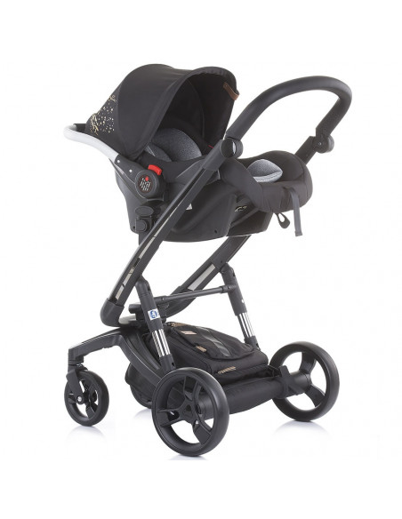 Carucior Chipolino Electra 3 in 1 gold cu cadru