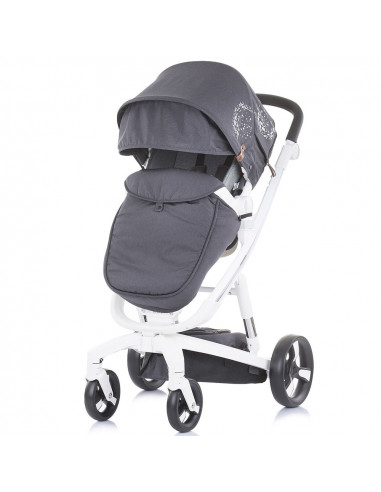 Carucior Chipolino Electra 3 in 1 silver cu cadru