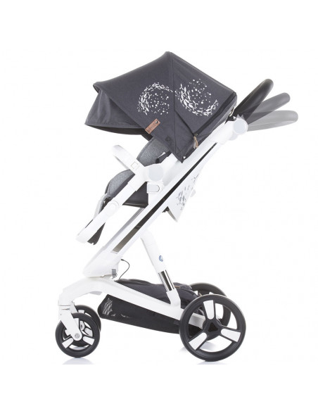 Carucior Chipolino Electra 3 in 1 silver cu cadru