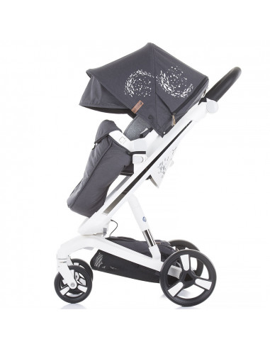 Carucior Chipolino Electra 3 in 1 silver cu cadru