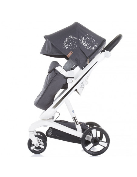 Carucior Chipolino Electra 3 in 1 silver cu cadru
