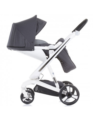 Carucior Chipolino Electra 3 in 1 silver cu cadru