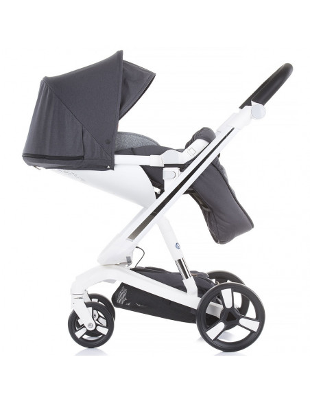 Carucior Chipolino Electra 3 in 1 silver cu cadru