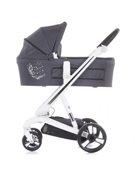 Carucior Chipolino Electra 3 in 1 silver cu cadru
