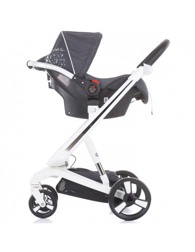 Carucior Chipolino Electra 3 in 1 silver cu cadru