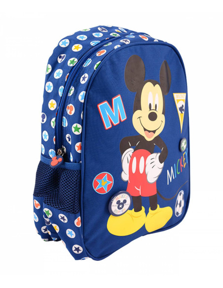 MKRS1841-2,Ghiozdan gradinita mickey albastru multicolor pigna