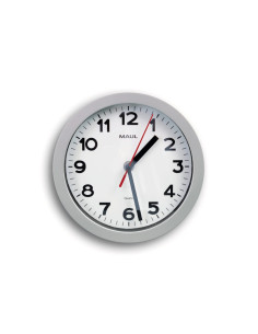 MA-90529-95,Ceas de perete, D-20 cm, cifre arabe, cadran alb, MAUL Step - rama plastic argintie 2