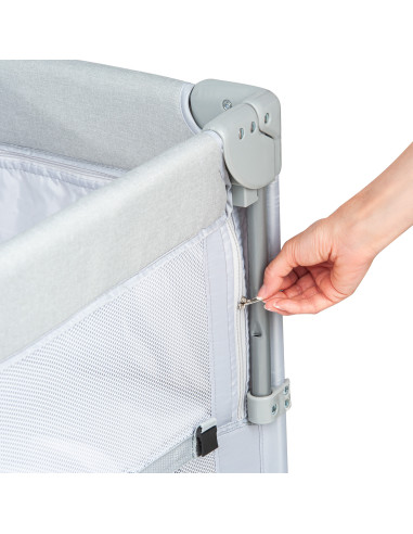 JU7975-Dreamy-Cloud,Patut pliant 2 nivele Juju DreamyCloud, Grey