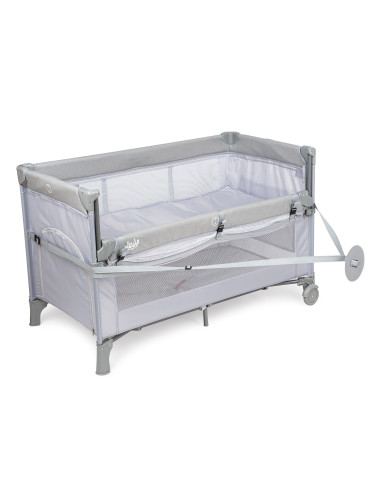 JU7975-Dreamy-Cloud,Patut pliant 2 nivele Juju DreamyCloud, Grey