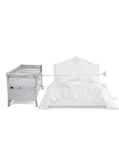 JU7975-Dreamy-Cloud,Patut pliant 2 nivele Juju DreamyCloud, Grey