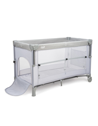 JU7975-Dreamy-Cloud,Patut pliant 2 nivele Juju DreamyCloud, Grey