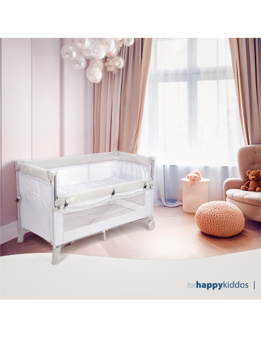 JU7975-Dreamy-Cloud,Patut pliant 2 nivele Juju DreamyCloud, Grey